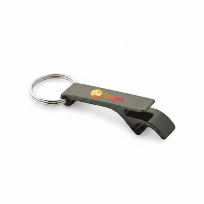 BAITT-promotionele sleutelhanger met flesopener van aluminium