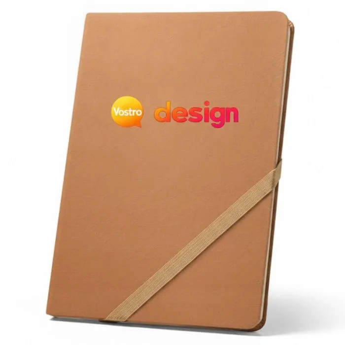 Quaderno personalizzato A5 con copertina rigida in carta kraft impermeabile