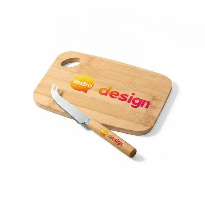 Tagliere e coltelli da formaggio personalizzati CAPPERO.