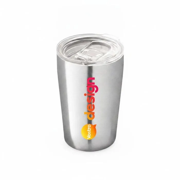 Tazza da viaggio da 380 ml con logo SLIDER.