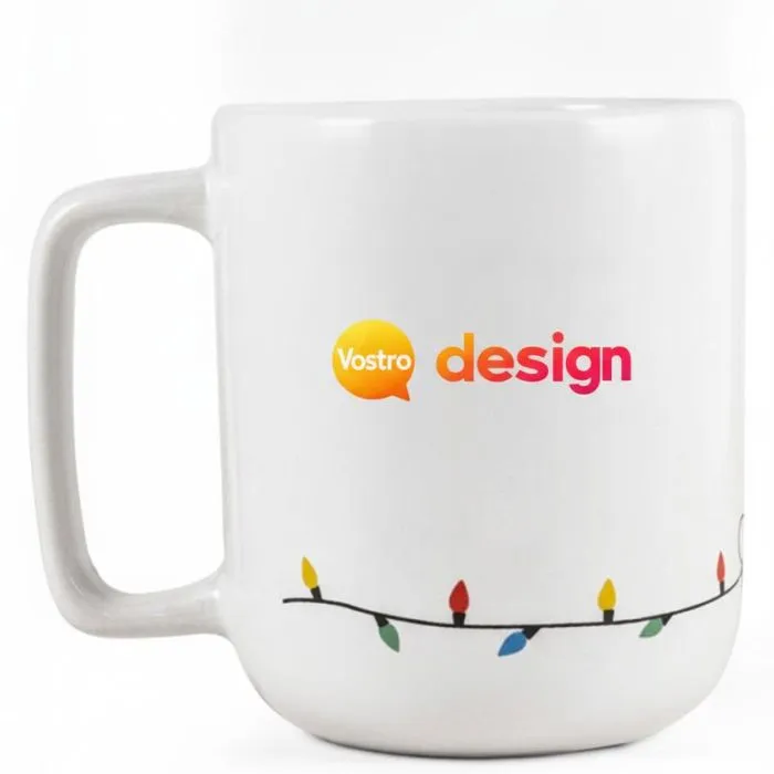 Tazza personalizzata in ceramica a tema Natale da 330 ml