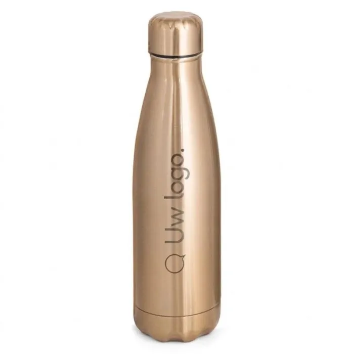 Roestvrijstalen drinkfles met reclame, 510 ml - SHOW METALLIC