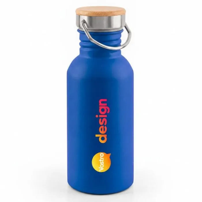 Bottiglia personalizzabile in acciaio inossidabile riciclato al 90%, 580 ml - EWING
