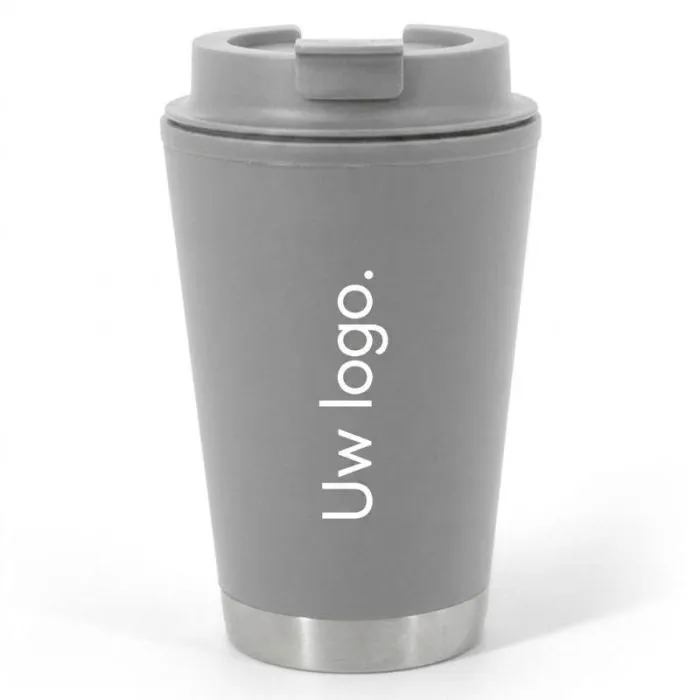 Lekvrije reisbeker van PP met dubbele wand, 410 ml – FIGLIOLI