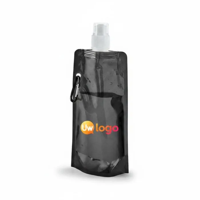 Opvouwbare drinkfles met eigen opdruk, 460 ml - KWILL