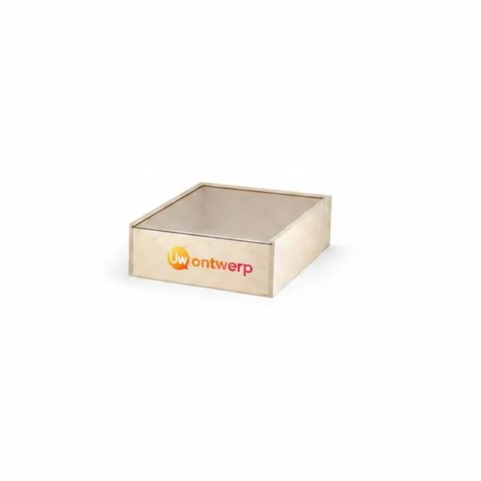 Gepersonaliseerde houten doos SBOXIE CLEAR S.