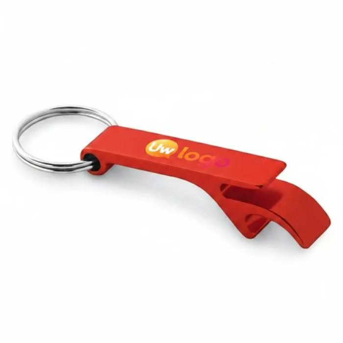 Personaliseerbare sleutelhanger met flesopener van aluminium - RE-BAIT