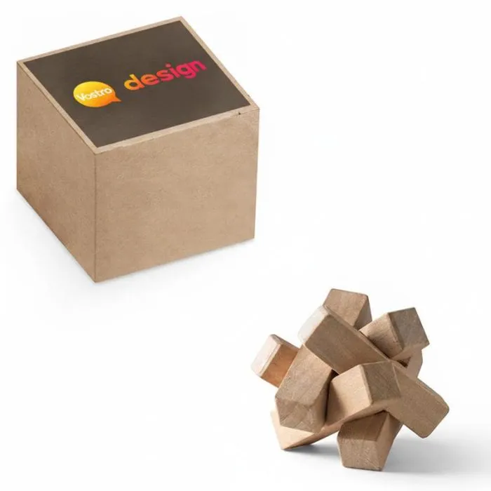 Puzzle pubblicitario in bambù - NIVEK