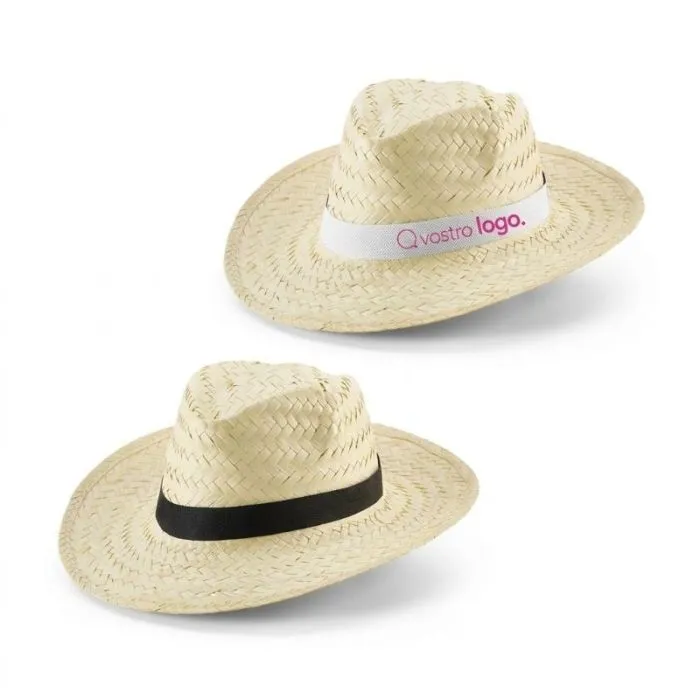 Cappello di paglia con nastro personalizzabile - EDWARD POLI.