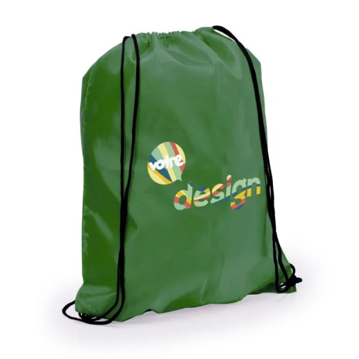 Sac à dos coloré à cordon ultra-léger personnalisable
