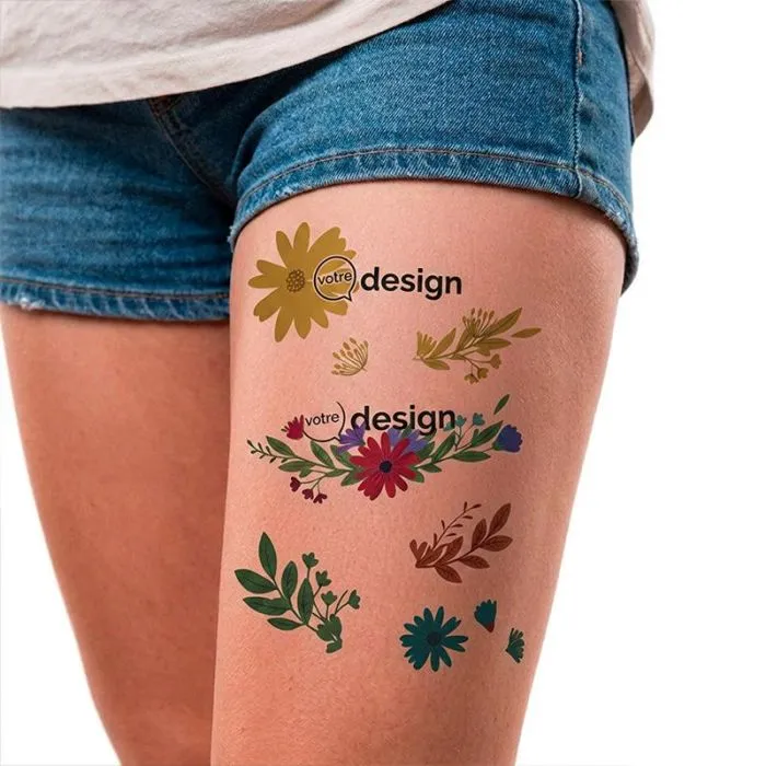 Tatouage 100% personnalisable 21x15cm
