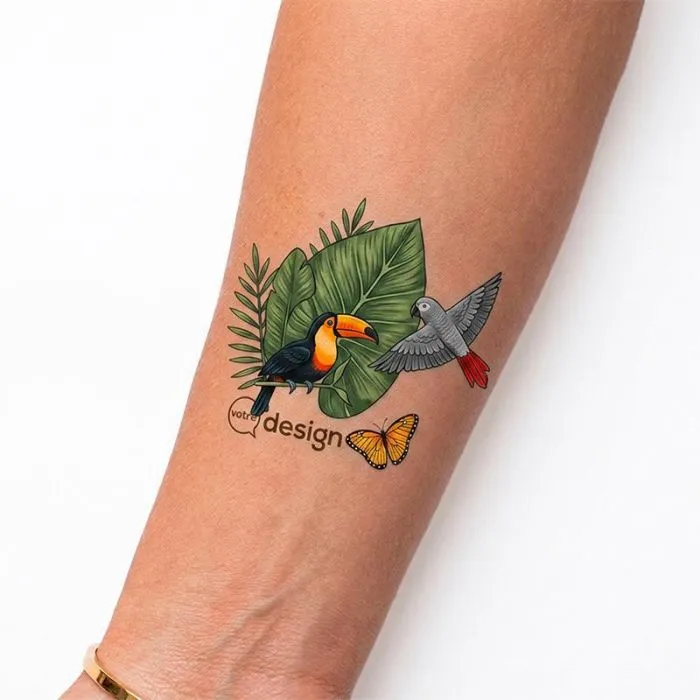 Tatouage 100% personnalisable 6x6cm