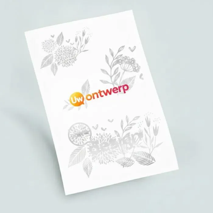 Metallic-tatoeage van 10 x 15 cm, naar keuze te personaliseren