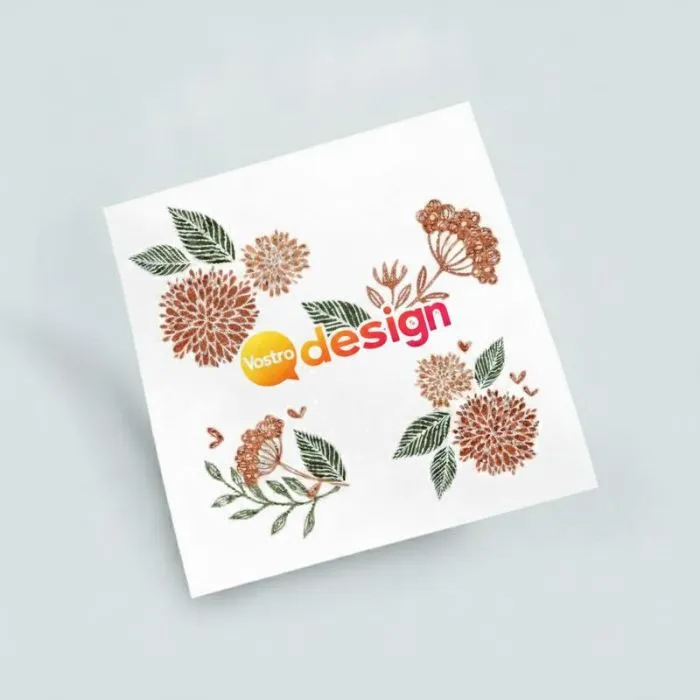 Tatuaggio glitterato personalizzabile 8x8 cm