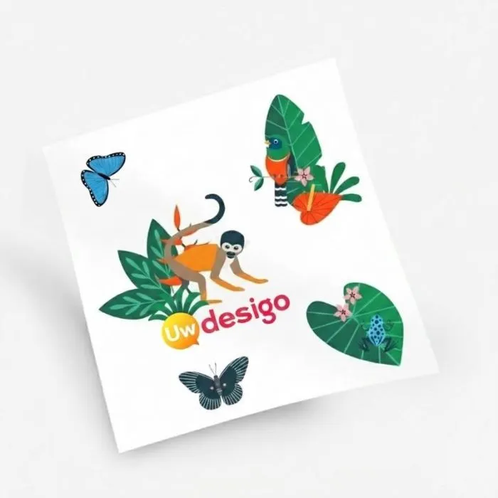 100% personaliseerbare tatoeage, 10 x 10 cm