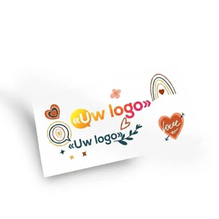 100% personaliseerbare tatoeage, 5 x 10 cm