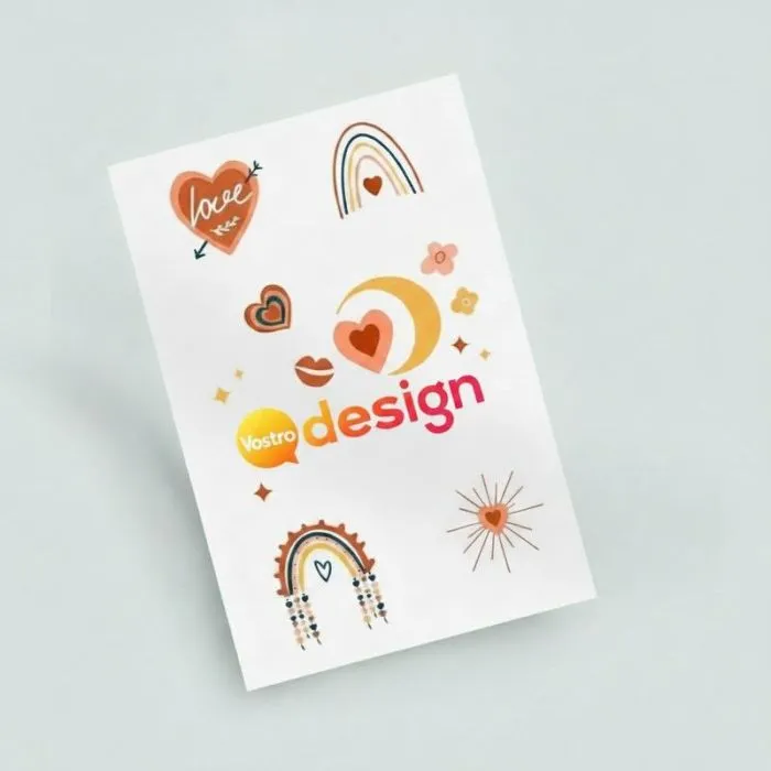 Tatuaggio personalizzabile al 100% 8x12 cm