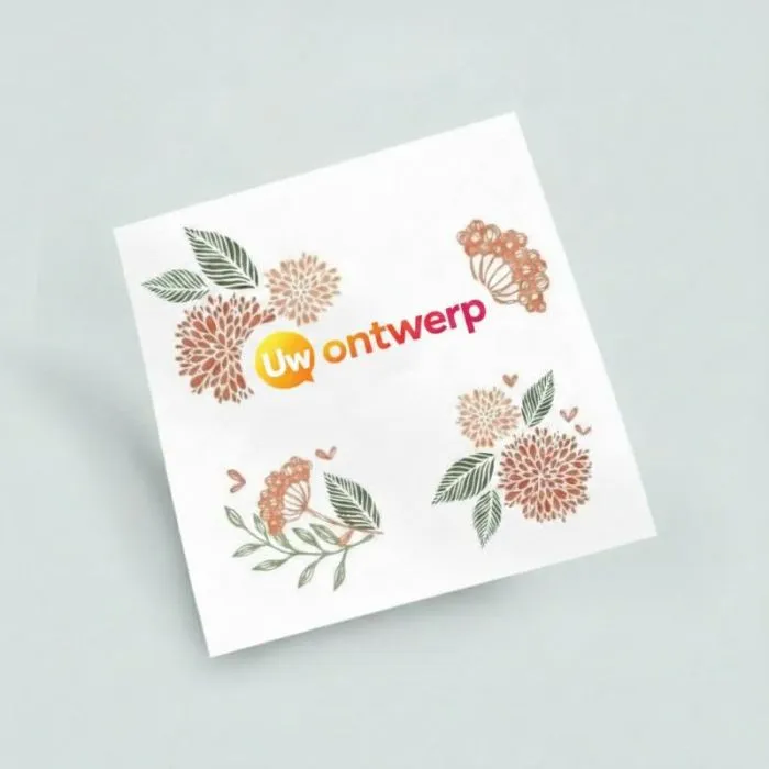 100% personaliseerbare tatoeage van 8x8 cm