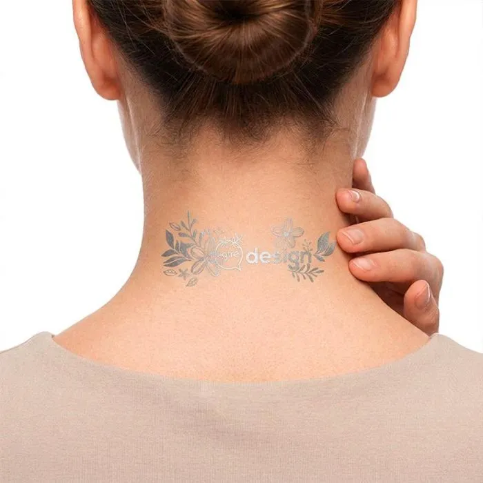 Tatouage métallisé 4x8cm personnalisable