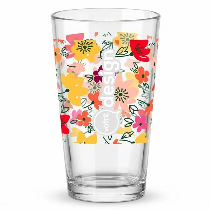 Verre pinte en verre 58 cl personnalisable - Shaker
