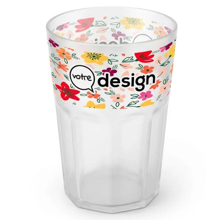 Verre à mojito en PP transparent 43 cl personnalisable