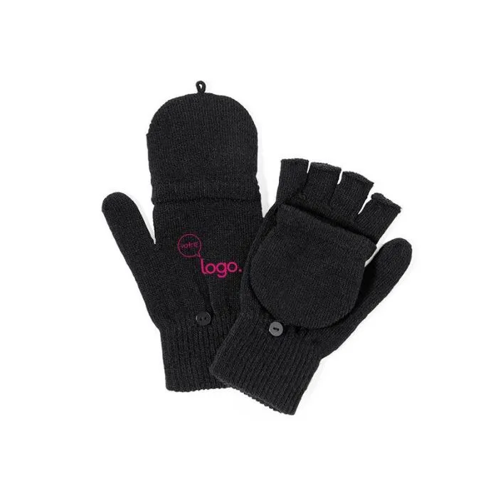 Gants / Moufles personnalisables 2-en-1 en acrylique – Fruwel