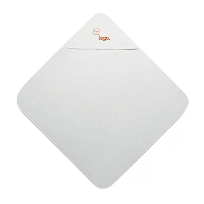 Cape de bain publicitaire en coton - HUGME