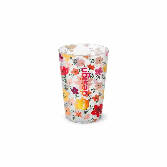 Bicchiere riutilizzabile traslucido da 10/12 cl personalizzabile