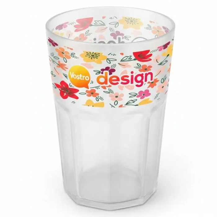 Bicchiere da mojito in PP trasparente da 43 cl, personalizzabile