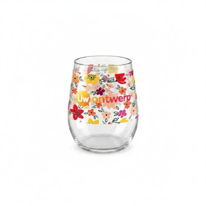 Glas voor water, 38 cl, van glas, personaliseerbaar - Lounge