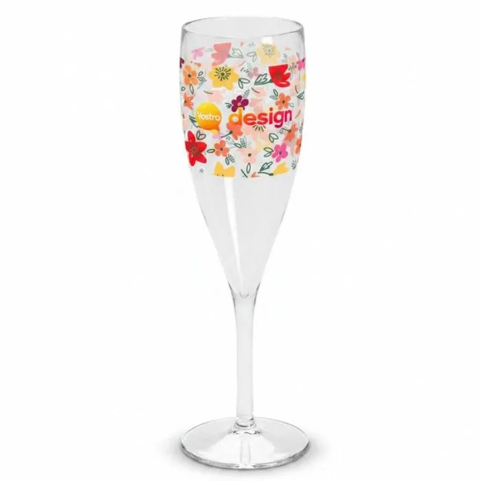 Coppa da champagne in Tritan infrangibile da 16 cl, personalizzabile