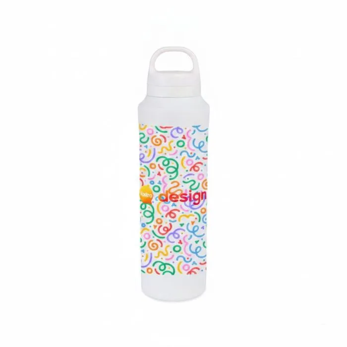 Bottiglia personalizzabile da 740 ml in acciaio riciclato RCS - Aviana™ Rowan