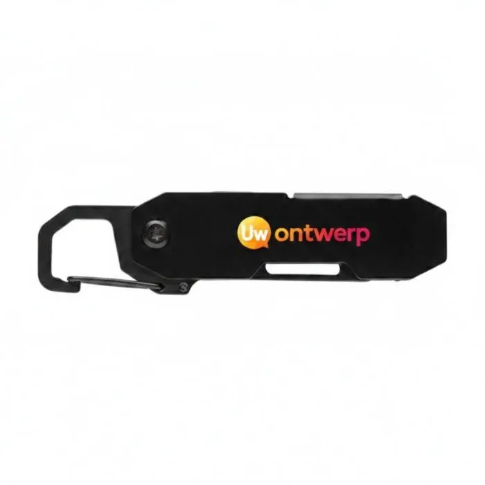 Opvouwbaar multifunctioneel promotieartikel met karabijnhaak - Gear X