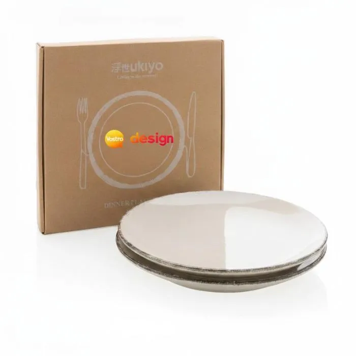 Set di 2 piatti promozionali da 28 cm Ukiyo