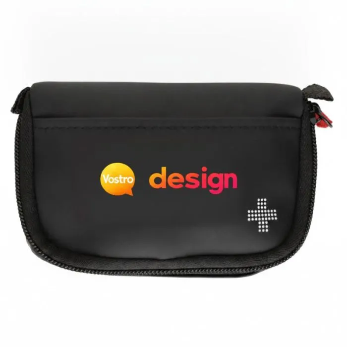 Kit di pronto soccorso personalizzato in nubuck-PU idrorepellente con contenuto conforme