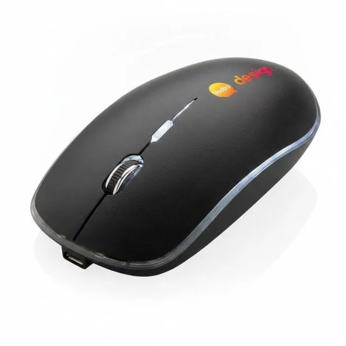 Mouse pubblicitario wireless luminoso