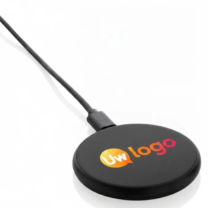 Op maat gemaakte draadloze magnetische oplader van 15 W met gerecyclede USB-C-kabel
