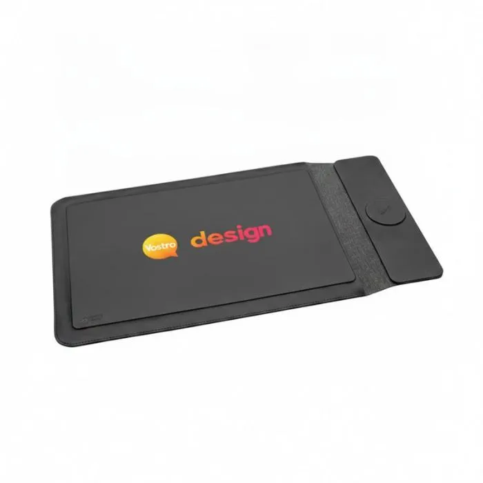 Custodia personalizzabile per computer da 14-15,6" con caricabatterie da 15 W - Swiss Peak