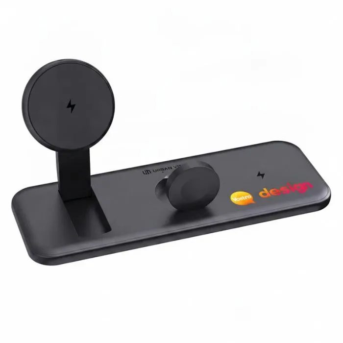 Caricabatterie magnetico ultraveloce da 15 W personalizzato per telefono, auricolari e iWatch