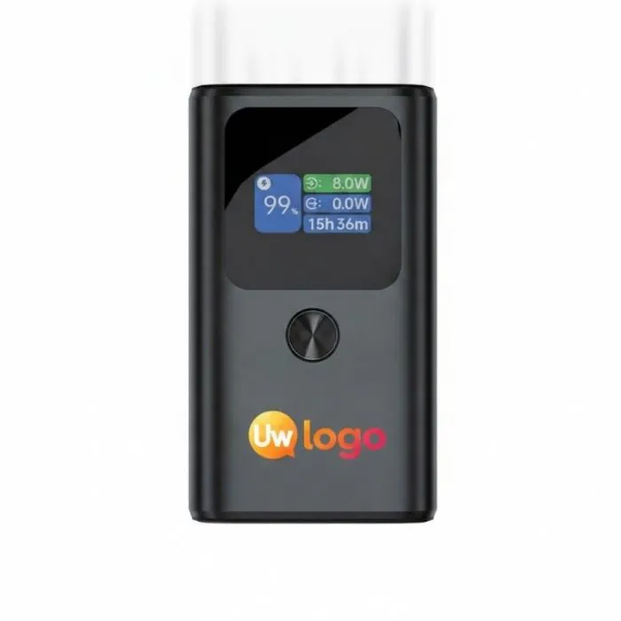 Promotionele powerbank voor in de zak, 10.000 mAh/55 W - Campbell