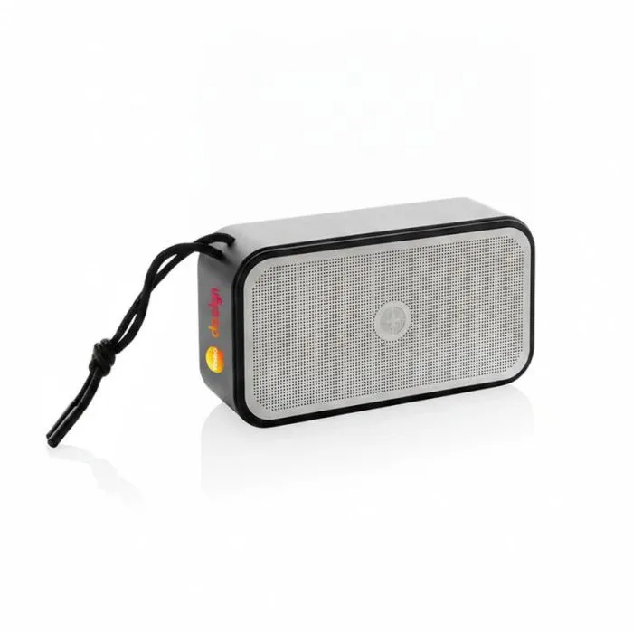 Altoparlante pubblicitario da 10 W in alluminio riciclato RCS - Swiss Peak