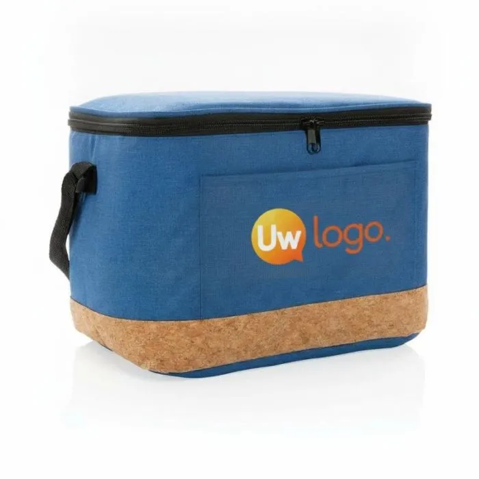 XL-koeltas met bedrijfslogo van rPET in twee kleuren, Impact AWARE™