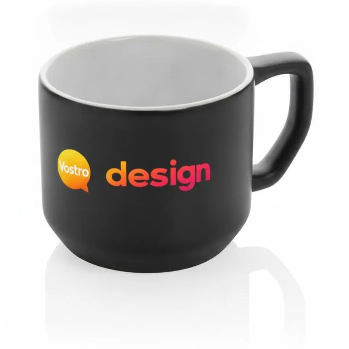 Tazza promozionale moderna in ceramica da 350 ml