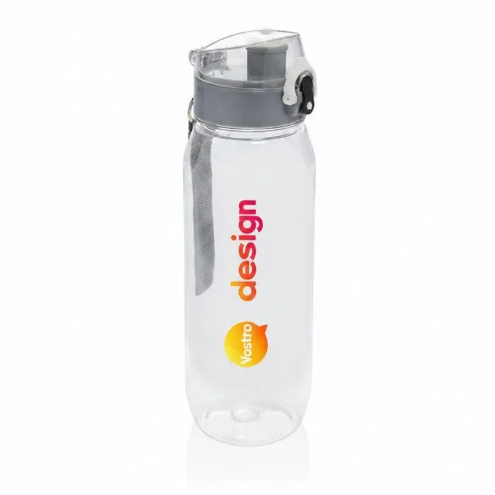Borraccia personalizzabile a tenuta stagna da 800 ml in PET riciclato RCS - Yide