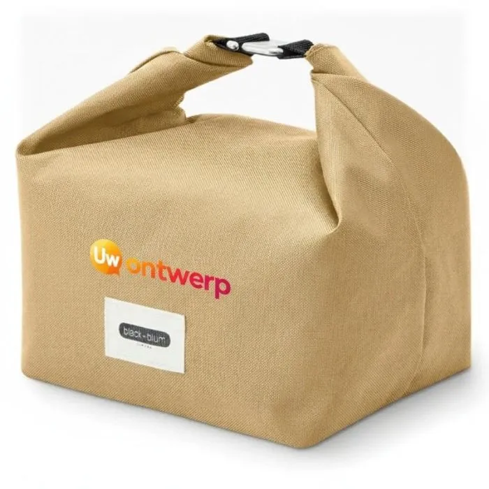 Personaliseerbare koeltas van 6,7 L van gerecycled PET - Black Blum