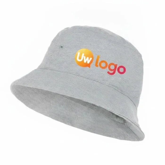 Gepersonaliseerde pet van gerecycled, ongeverfd Impact AWARE™-canvas van 285 g/m²