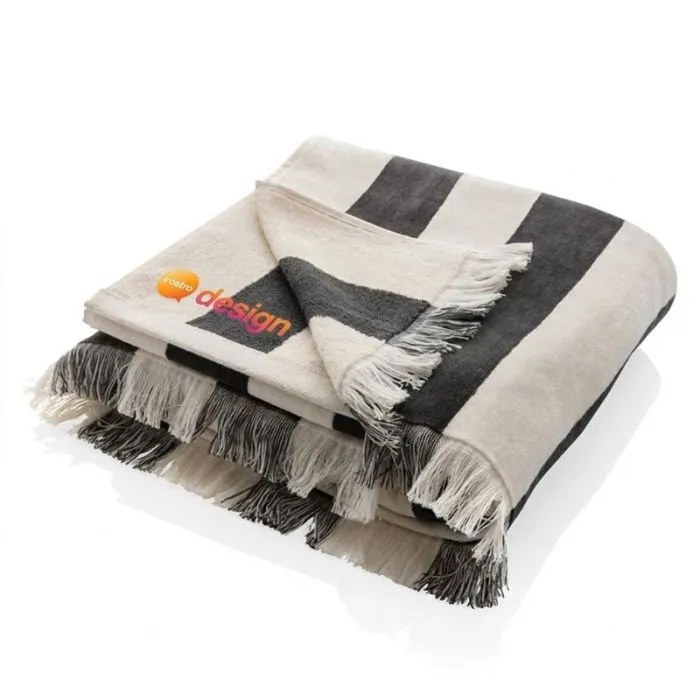 Asciugamano da bagno personalizzato, 50% cotone riciclato, con AWARE™ e Water.org