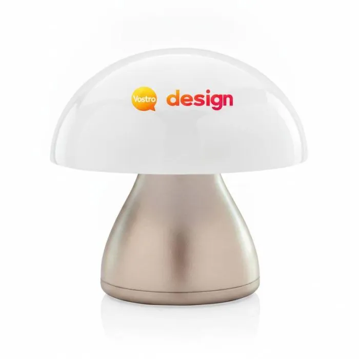 Lampada da tavolo ricaricabile tramite USB, personalizzata, in plastica, modello RCS Luming