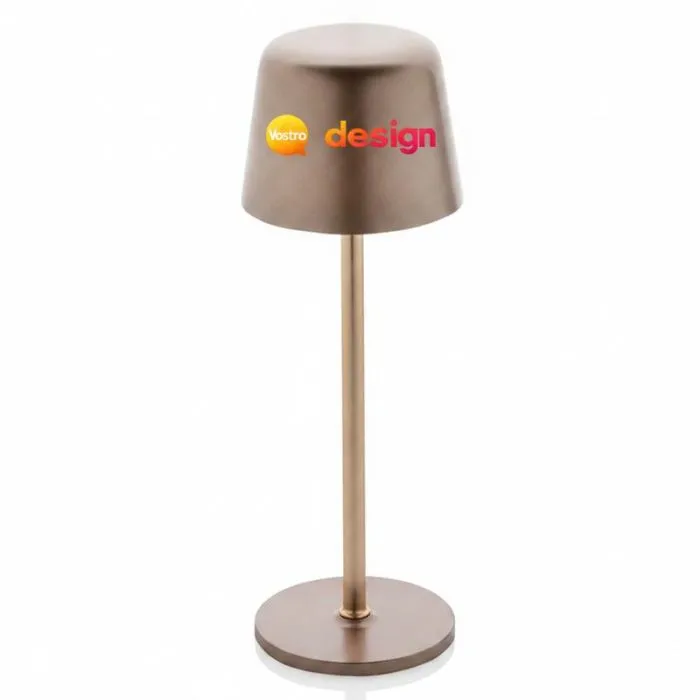 Lampada da tavolo portatile personalizzata in ABS riciclato con 3 modalità di illuminazione