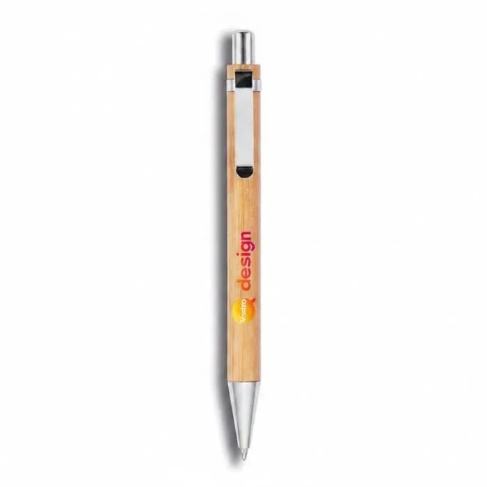 Penna a sfera promozionale in bambù